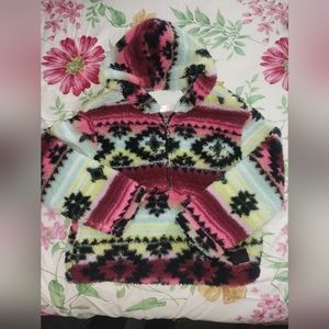 Girls half-zip sherpa